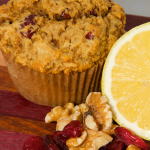GF Cranberry Walnut Muffin - Living Fit Lifestyle