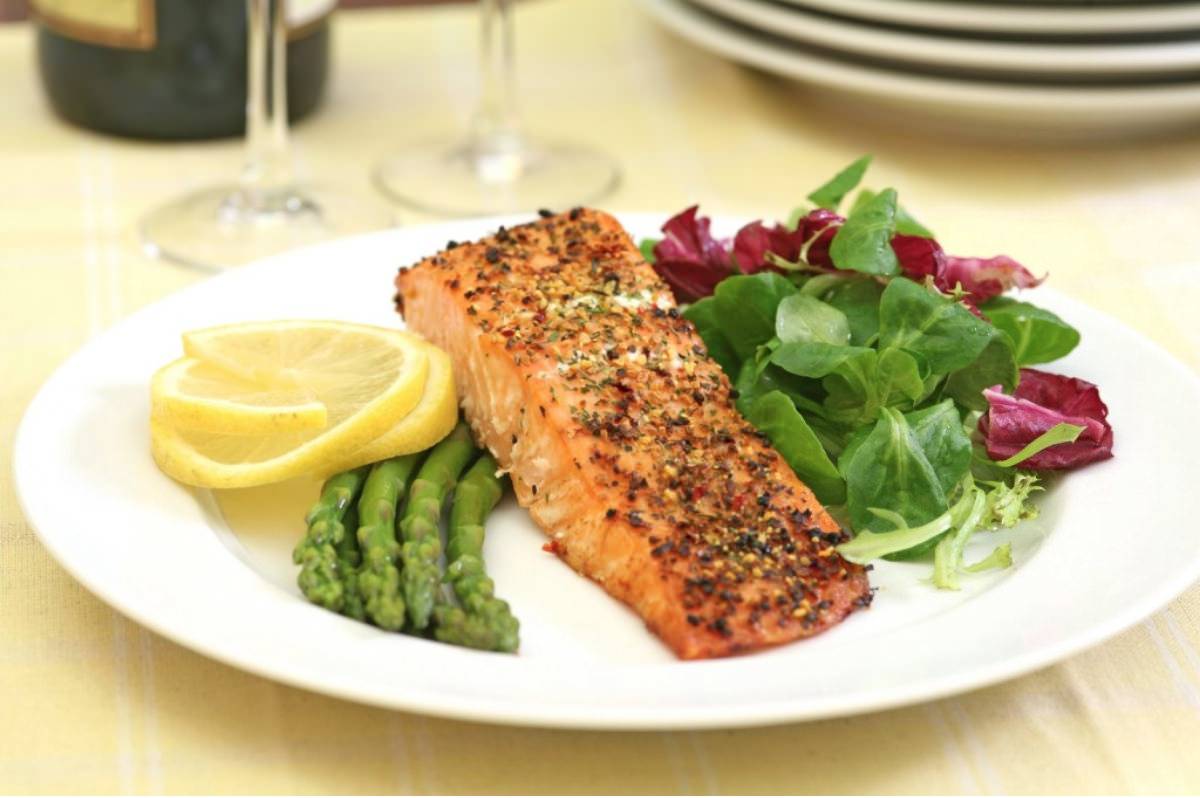 Mustard Crusted Salmon - Living Fit Lifestyle