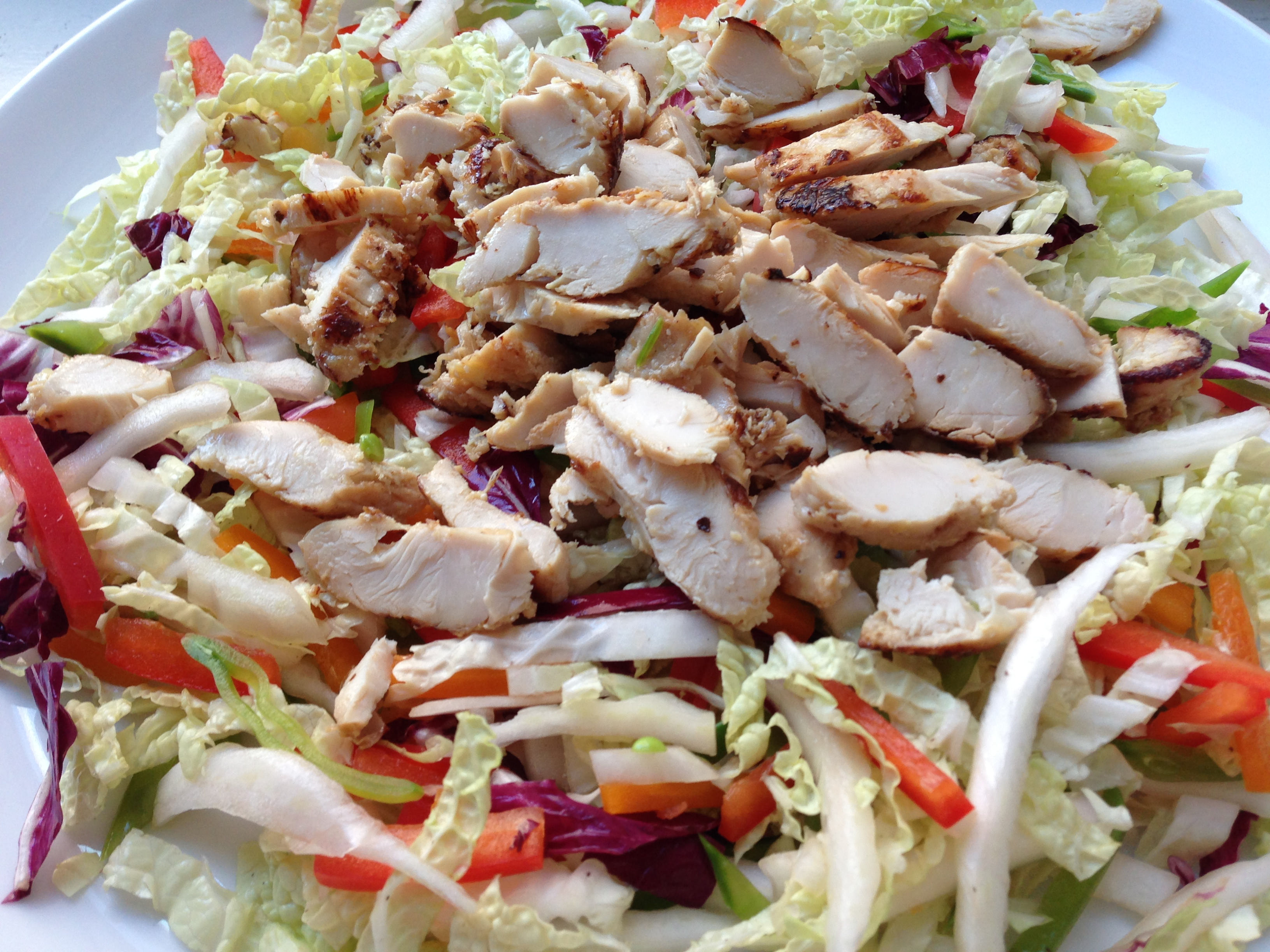 Asian Chicken Slaw - Living Fit Lifestyle
