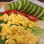 Eggsalad w: lettuce and cucumbers - Living Fit Lifestyle